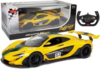 Auto McLaren P1 GTR Samochód Zdalnie Sterowany RC Rastar Żółty 1:14 Rastar