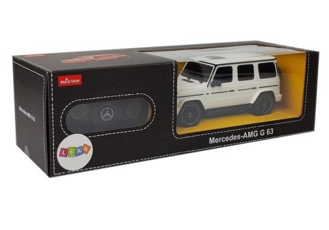 Auto Mercedes AMG G63 Samochód Zdalnie Sterowany RC Biały 1:24 Rastar