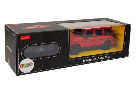 Auto Mercedes AMG G63 Samochód Zdalnie Sterowany RC Czerwony 1:24 Rastar