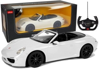Auto Porsche 911 Carrera S Samochód Zdalnie Sterowane RC Rastar Białe 1:12 Rastar