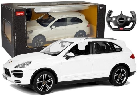 Auto Porsche Cayenne Samochód Zdalnie Sterowane RC Rastar Białe 1:14 Rastar