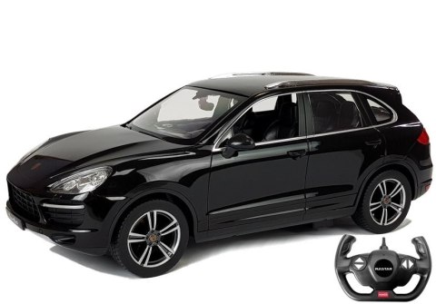 Auto Porsche Cayenne Turbo Zdalnie Sterowane RC Rastar Czarne 1:14 Rastar