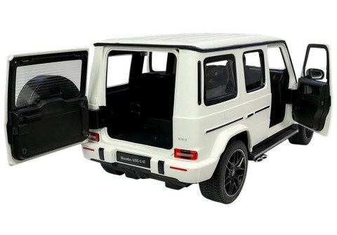 Samochód Terenowy Mercedes G63 Rastar Zdalnie Sterowany R/C Biały 1:14 Rastar