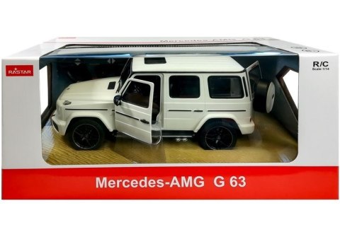 Samochód Terenowy Mercedes G63 Rastar Zdalnie Sterowany R/C Biały 1:14 Rastar