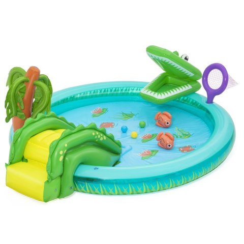 Dmuchany Plan Zabaw Krokodyl 224 x 181 x 72 cm Bestway 53166 Bestway