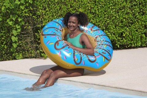 Koło Do Pływania Donut Pączek Niebieski 107 cm Bestway 36118 Bestway