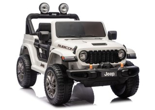 Pojazd Na Akumulator Jeep Rubicon 4x4 DK-JWR556 4x200W 24V Biały LEAN CARS