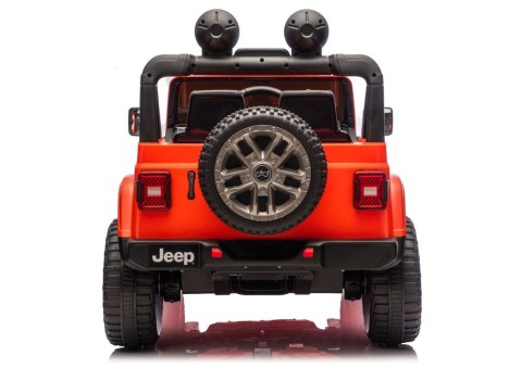 Pojazd Na Akumulator Jeep Rubicon 4x4 DK-JWR556 4x200W 24V Pomarańczowy LEAN CARS