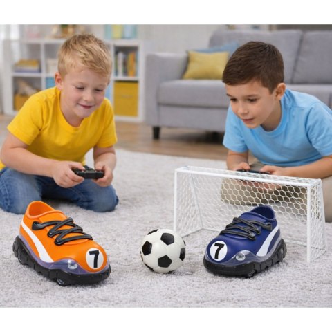 Buty Piłkarskie Pojazdy Zdalnie Sterowane RC Gra Piłka Nożna Bramka LEAN Toys