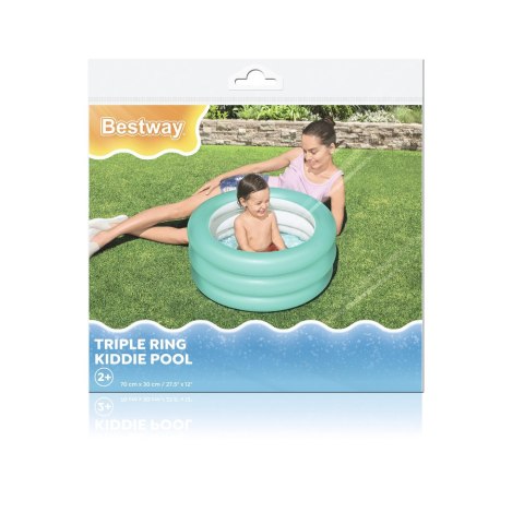 Dmuchany Basenik Brodzik Miętowy 70 cm x 30 cm Bestway 51033 Bestway
