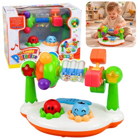 Interaktywna Zabawka Muzyczna Dla Malucha Grzechotka Światła Dźwięki LEAN Toys