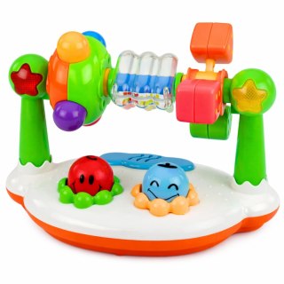Interaktywna Zabawka Muzyczna Dla Malucha Grzechotka Światła Dźwięki LEAN Toys