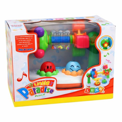 Interaktywna Zabawka Muzyczna Dla Malucha Grzechotka Światła Dźwięki LEAN Toys