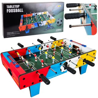 Mini Stół Do Piłkarzyków Gra Zręcznościowa Stołowa 2 Piłki Football 69 cm LEAN Toys
