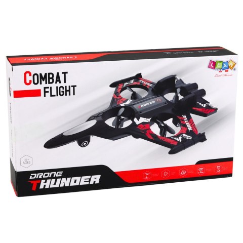 Myśliwiec Dron Fighter Samolot Zdalnie Sterowany RC Piankowy Akrobacje 360° LEAN Toys