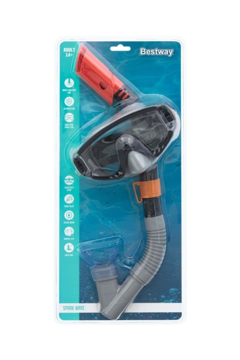 Zestaw Do Nurkowania Czarny Maska, Rurka Bestway 24068 Bestway