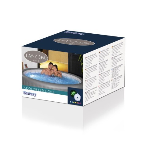 Lampka Basenowa Spa Lay-Z-Spa LED 7 kolorów Bestway 60303 Bestway