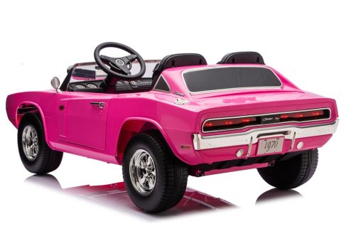 Auto Na Akumulator Dodge Charger R/T DLS-K12 24V7Ah Różowy LEAN CARS