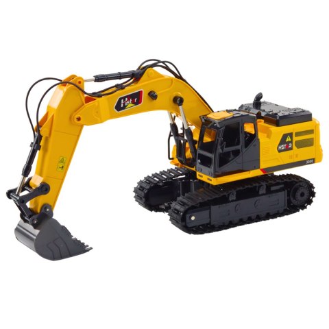 Koparka Gąsienicowa Zdalnie Sterowana RC Dźwięki 6CH 27MHz LEAN Toys
