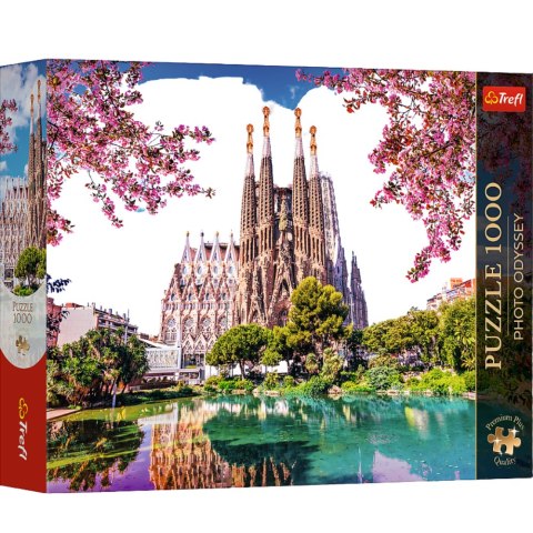 Puzzle - 1000 - Photo Odyssey: Sagrada Familia, Barcelona, Hiszpania -Trefl 12137 Marka niezdefiniowana