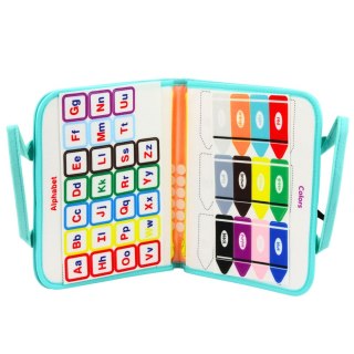 Filcowa Książeczka Edukacyjna Manipulacyjna Sensoryczna Syrenki Walizka LEAN Toys