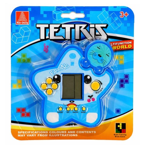 Gra Elektroniczna Tetris Gwiazdka Niebieska LEAN TOYS