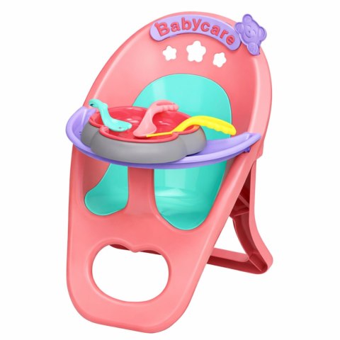Lalka Bobas Siusiająca Gaworzy Płacze Mówi 12 Dźwięków Akcesoria Krzesełko LEAN Toys