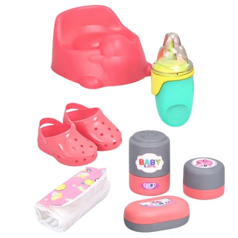 Lalka Bobas Siusiająca Gaworzy Płacze Mówi 12 Dźwięków Akcesoria Krzesełko LEAN Toys