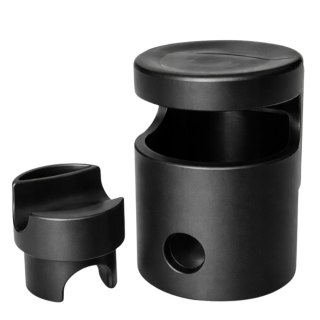 Plastikowa Zaślepka Do Trampoliny Grzybek z Ringiem Czarny 25mm LEAN Sport