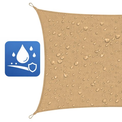 Żagiel Ogrodowy Przeciwsłoneczny Wodoodporny Prostokąt Beżowy 200x300 cm LEAN