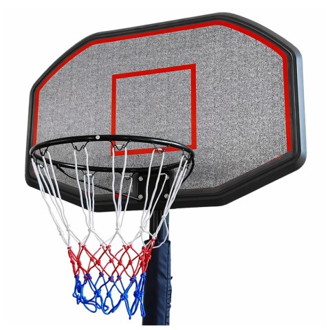 Zestaw Do Koszykówki Wolnostojący Regulowany Stojak Kosz 200-300 cm LEAN Sport