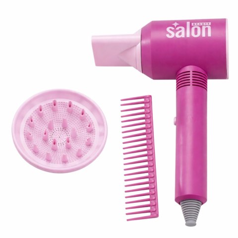 Zestaw Fryzjerski Salon Dla Dzieci Suszarka Lusterko Grzebień Akcesoria LEAN Toys