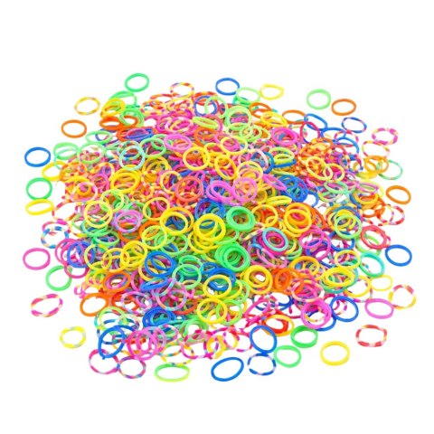 Duży Zestaw Kreatywny Gumki Do Robienia Bransoletek DIY Kuferek 15000 el. LEAN Toys