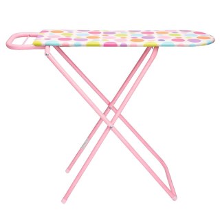 Metalowa Deska Do Prasowania Zabawkowa Składana Dla Dzieci Kropeczki 61 cm LEAN Toys