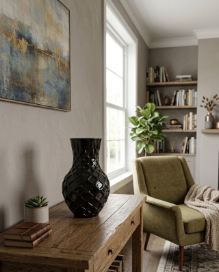 Nowoczesny Wazon Dekoracyjny – Loft / Geometryczny Design