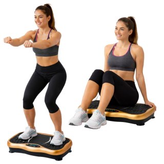 Platforma Wibracyjna Fitness Do Ćwiczeń Treningu Bluetooth Głośniki LEAN