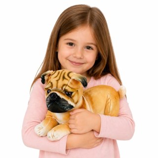 Pluszowy Piesek Mops Przytulanka Maskotka Pluszak Pies Miękki 25 cm LEAN Toys