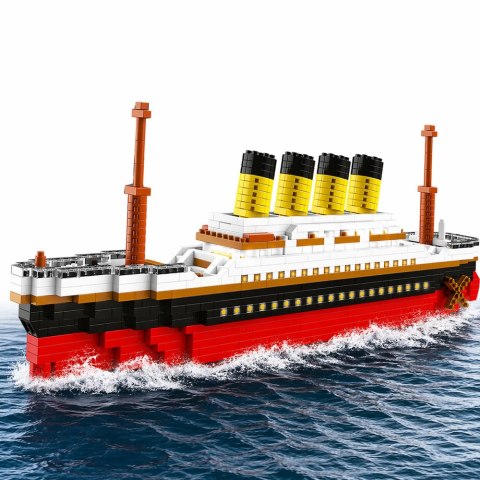 Zestaw Klocki Konstrukcyjne Statek Titanic Duży Model 60 cm 3327 el. LEAN Toys