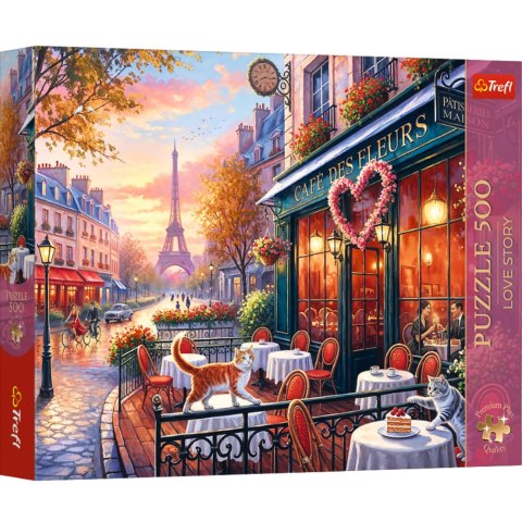 Puzzle - 500 - Premium Plus - Love Story: Miłość w Paryżu - Trefl 37621 Trefl Puzzle