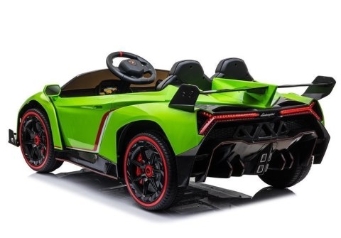 Auto na akumulator Lamborghini Veneno Zielony LEAN CARS