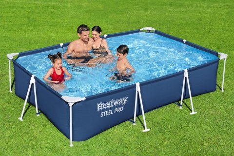 Basen Ogrodowy Stelażowy 300 cm x 201 cm x 66 cm Bestway 56404 Bestway
