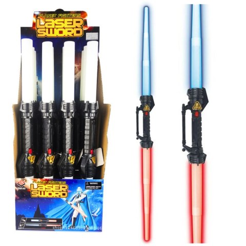 Miecz Dwustronny Kosmiczny Na Baterie Światła Dźwięki 122cm LEAN TOYS