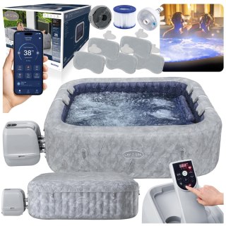 Dmuchane Spa San-Francisco 7 osobowe 230 x 230 x 71 cm Bestway 6001Q Bestway