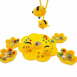 Gra Zręcznościowa Towarzyska Planszowa Pszczółki Magnetyczne Kuleczki LEAN Toys