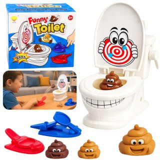 Gra Zręcznościowa Wyskakująca Skacząca Kupa Sedes Katapulta Naklejki LEAN TOYS