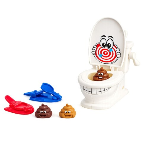 Gra Zręcznościowa Wyskakująca Skacząca Kupa Sedes Katapulta Naklejki LEAN TOYS
