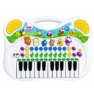 Interaktywne Pianinko Edukacyjne Dla Dzieci Dźwięki Zwierzątek Melodie LEAN Toys