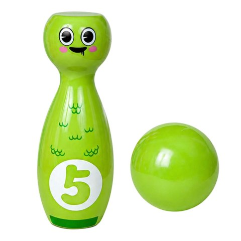 Kręgle Z Buźkami Edukacyjne Dla Dzieci Gra Zręcznościowa Sportowa 10 szt. LEAN Toys