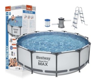Basen Ogrodowy Stelażowy 366 x 100 cm Bestway 56418 Bestway
