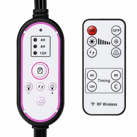 Lampa LED Do Wzrostu Uprawy I Doświetlania Roślin Statyw 4 Panele Pilot LEAN